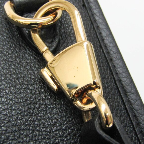 GUCCI Black Leather Shoulder Bag - Picture 5 of 10